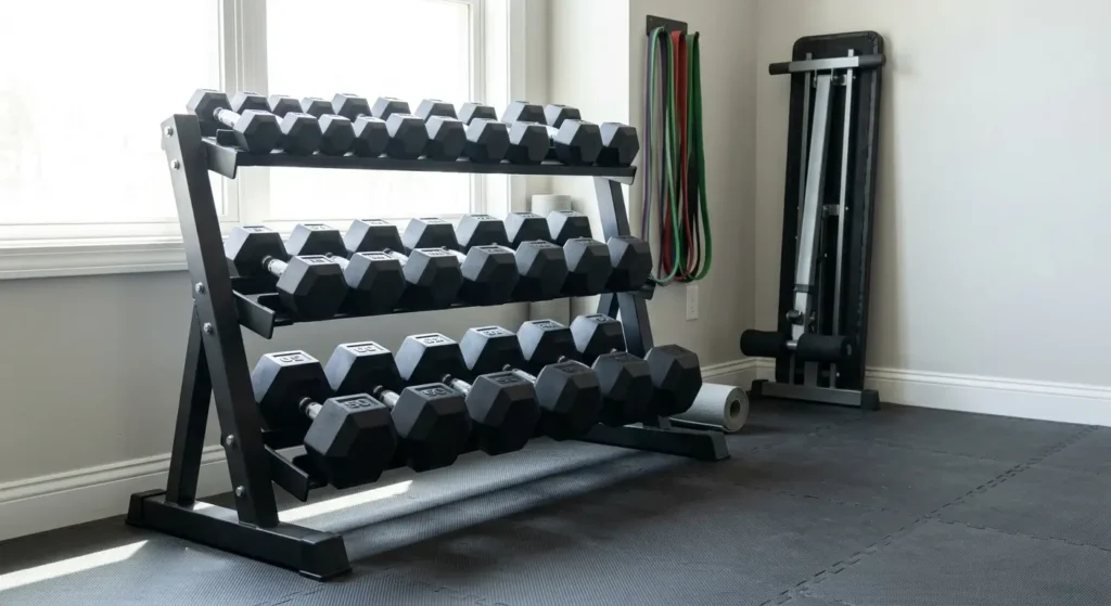 hex dumbbells vs round dumbbells