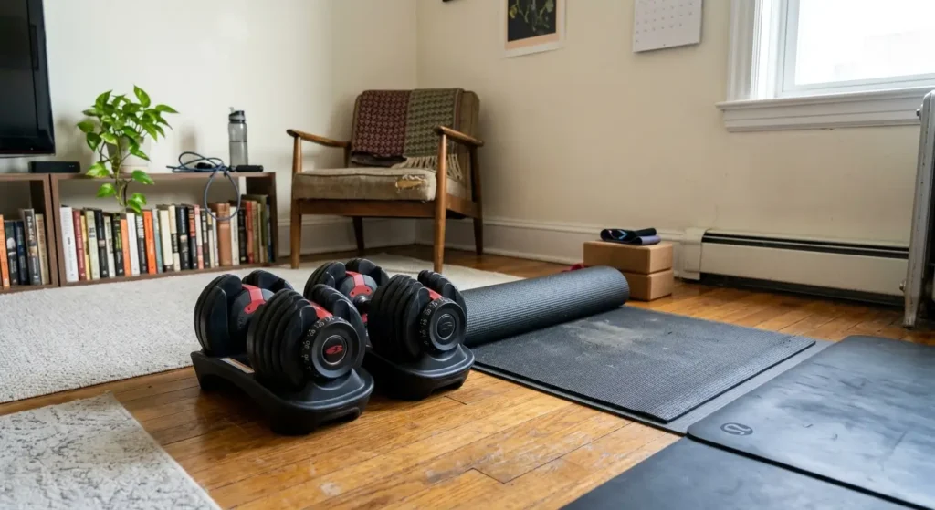 Adjustable dumbbells