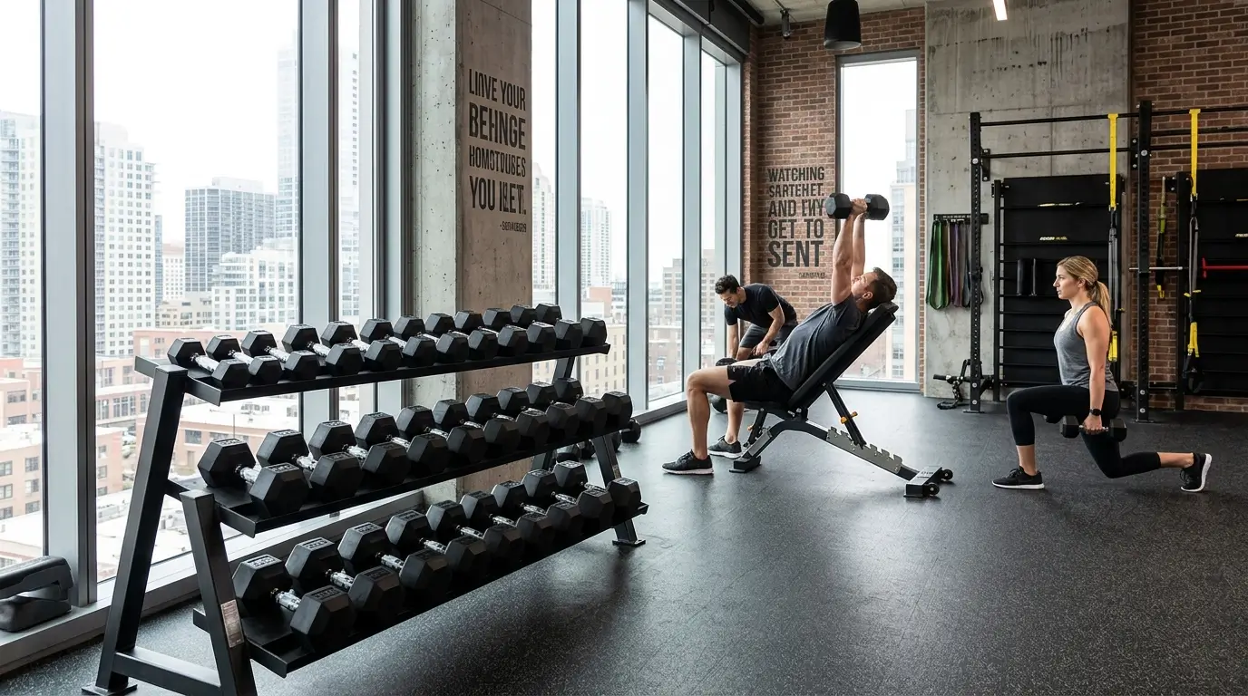 Hexagon Rubber Dumbbells A Modern Day Workout Equipment